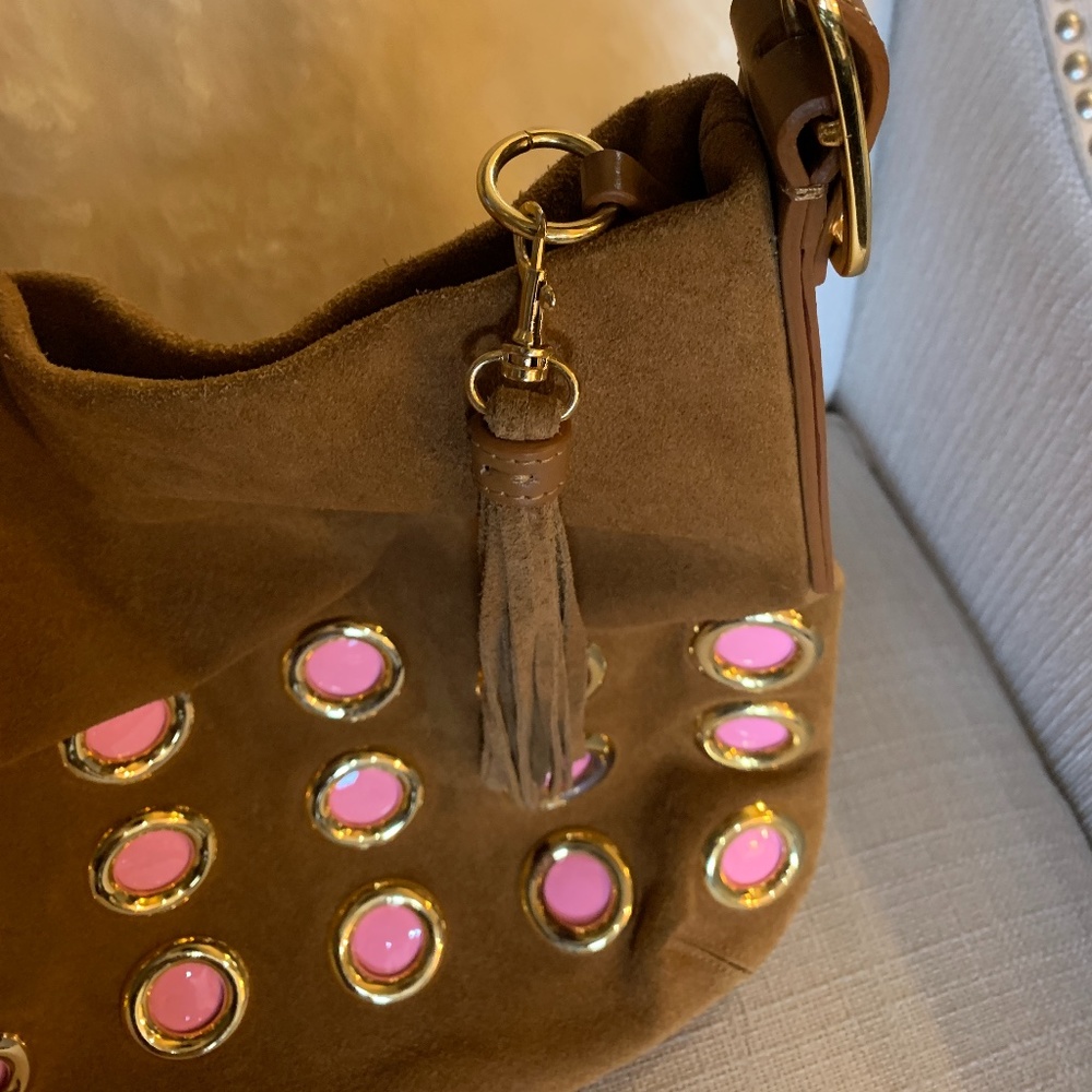 Jana Feifer Large Suede and Leather - Picture 3 of 8